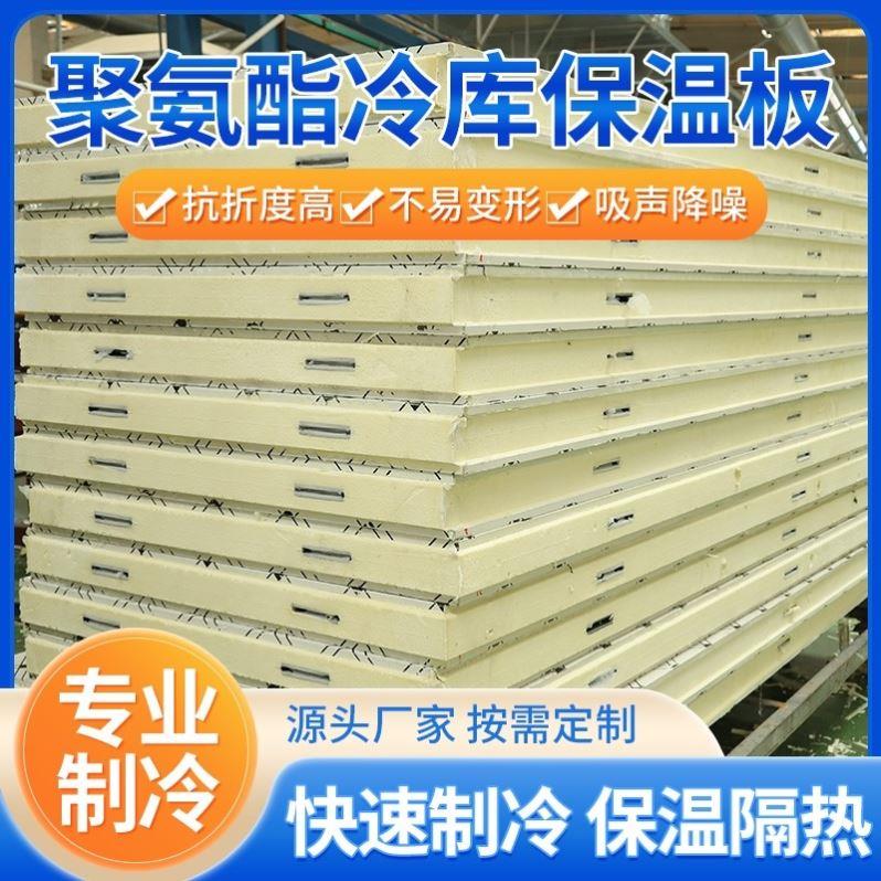 小型移动专用冷库板聚氨酯隔热保温板定制库门冷冻保鲜阻燃泡沫板