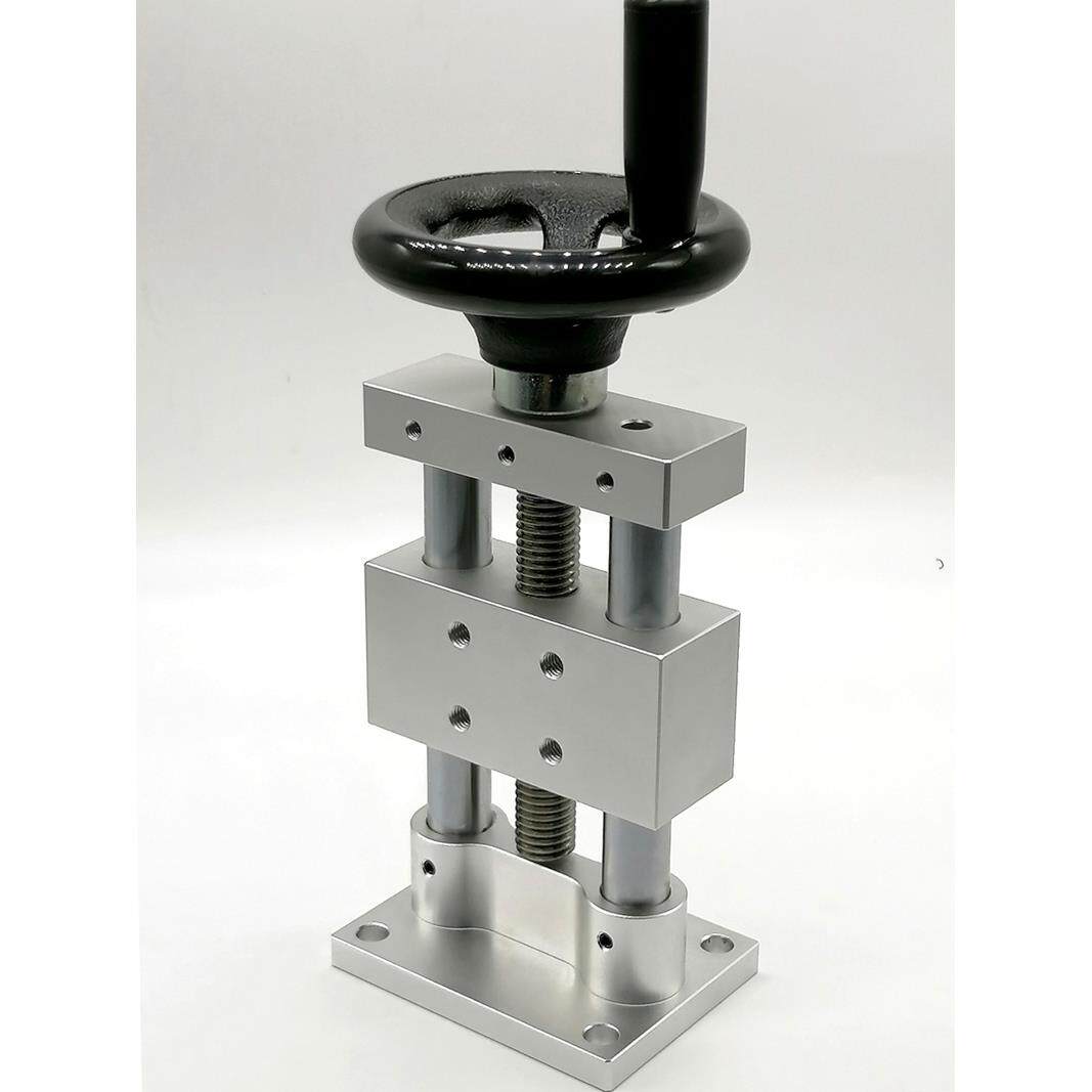 包邮Z轴升降滑台进给丝杆简易组件ZKSTP计量器手摇手动精密位移台