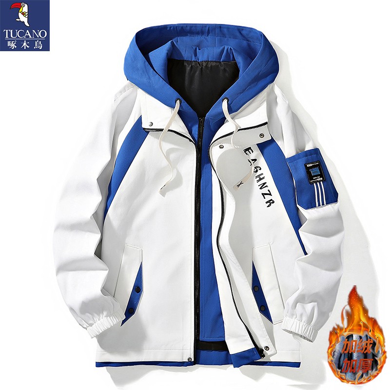 啄木鸟2025新款青少年宽松夹克