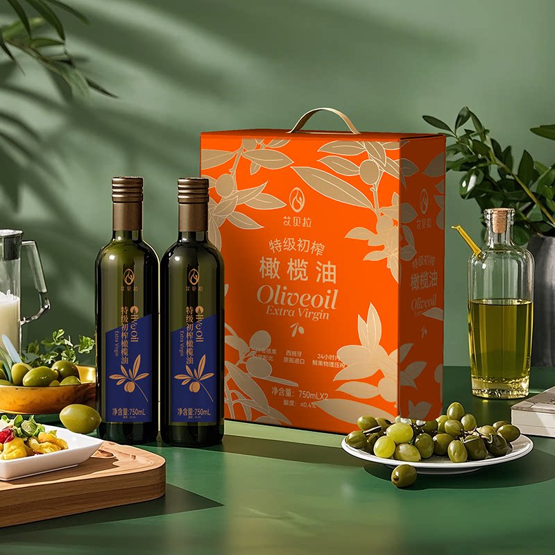 艾贝拉特级初榨橄榄油礼盒送礼
