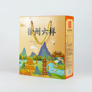 徐州老字号六样糕点礼盒蜜三刀江米条高粱饴花生酥茶点甜品零食