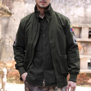 美式复古潮牌MA1飞行夹克 秋冬季军迷狂怒1942坦克服工装外套男士