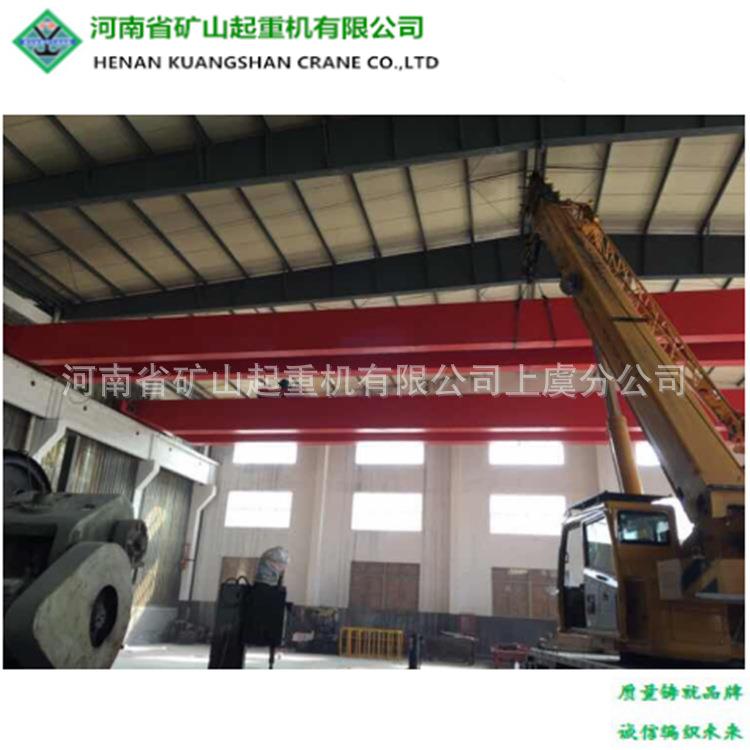 浙江绍兴10吨电动双梁行车钢铁化工车间仓库用桥式起重机