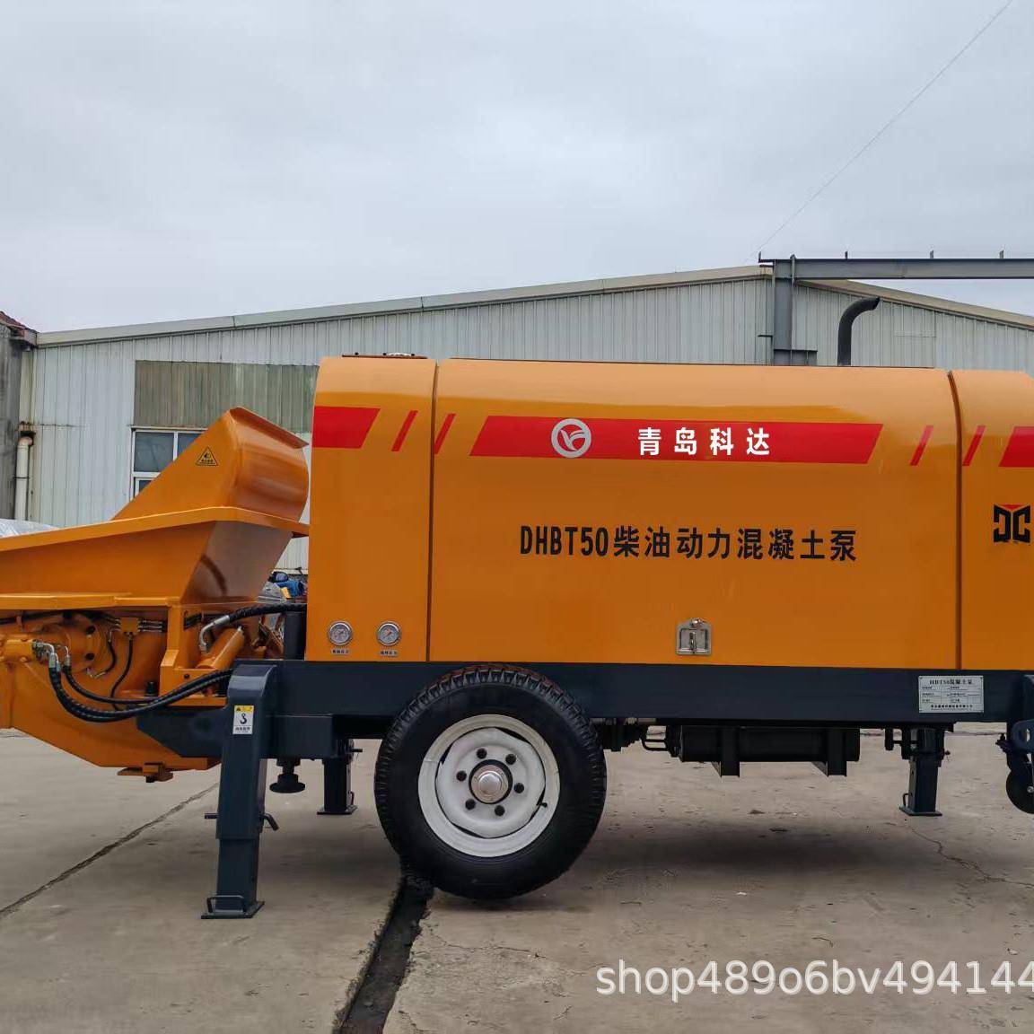 40型细石混凝土地泵柴油动力混泥土输送泵厂家直销