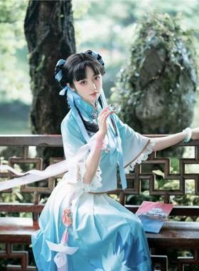 西施cos服诗语江南民国风少女游戏毕业服cosplay全套服装