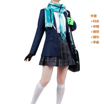 蔚蓝档案砂狼白子砂狼城子cos服日常可穿动漫同款角色扮演JK学生