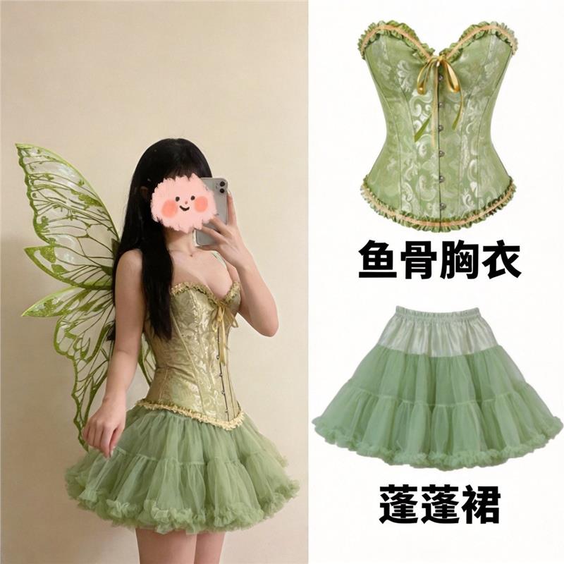 万圣节服装森女系奇妙仙子精灵cos服战袍扮演服道具小仙女cosplay