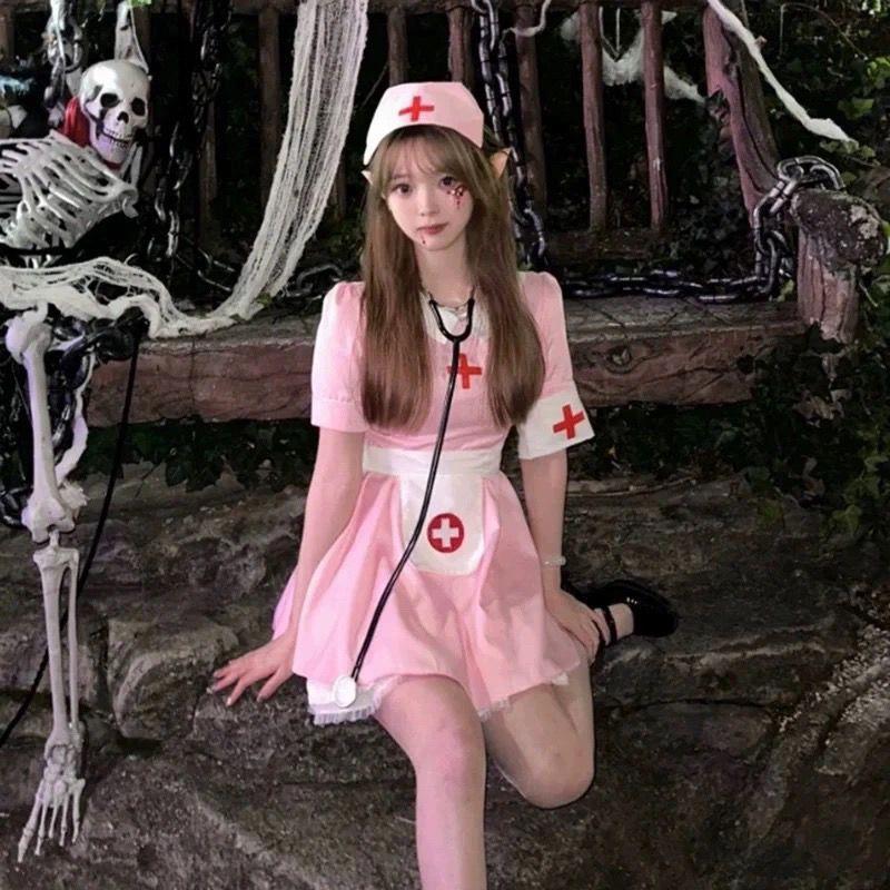 万圣节万圣节cos成人服装女角色扮演cosplay护士医生修女警服装女