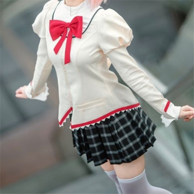 万圣节魔法少女小圆cos服校服鹿目圆晓美焰美树沙耶香巴麻美cospl