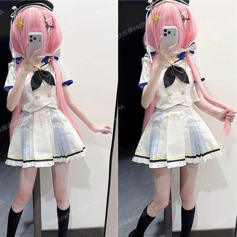 永雏塔菲保健委员新衣帽子配饰服装雏草姬水手服塔菲cos服