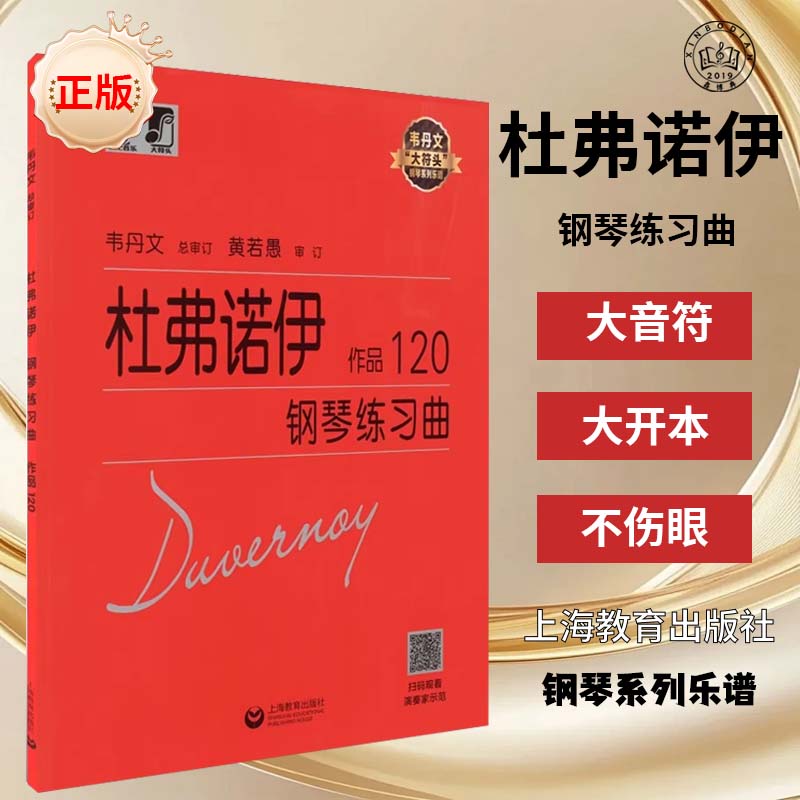 杜弗诺伊钢琴练习曲(作品120)/韦丹文大符头钢琴系列乐谱
