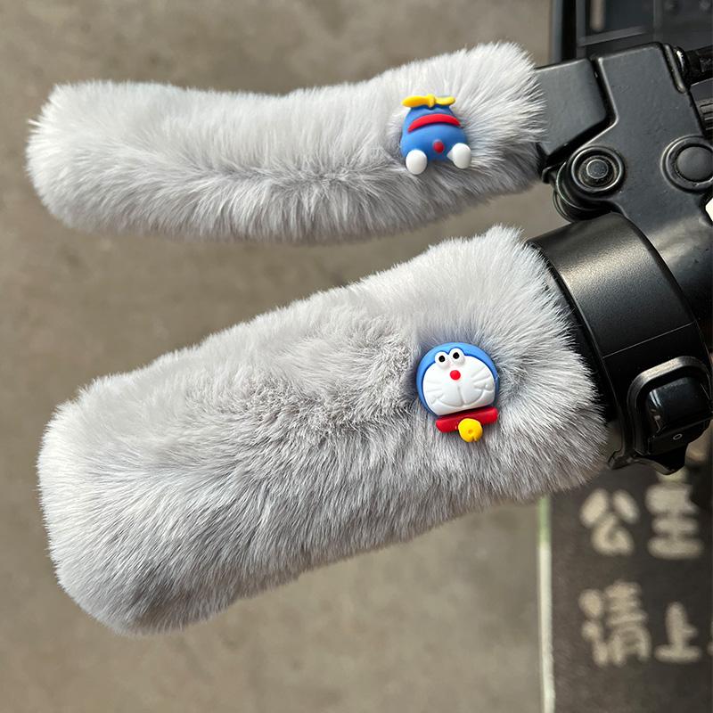 电动车把套冬季电瓶手柄刹车三轮车把手套摩托车护手防寒防滑保暖