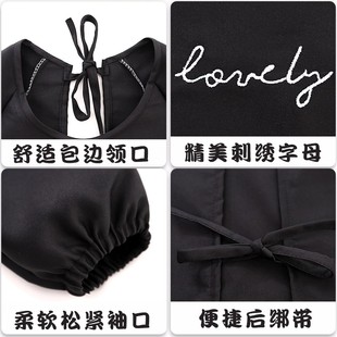 网红长袖 围裙厨房家用2025新款 防油防水女做饭高级感颜值防割