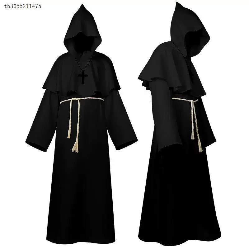 [A friar in a priests robe for Halloween巫师修士服牧师长袍]