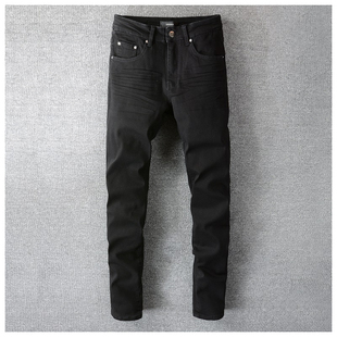 Jeans 牛仔裤 男美式 AMR 小脚裤 Ripped 高街街头基础款 Skinny