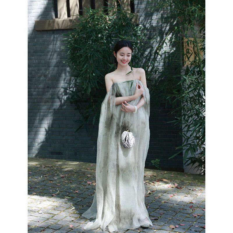 新中式连衣裙女夏款设计