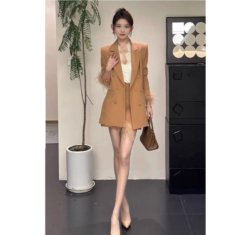 休闲西装女春设计感小众