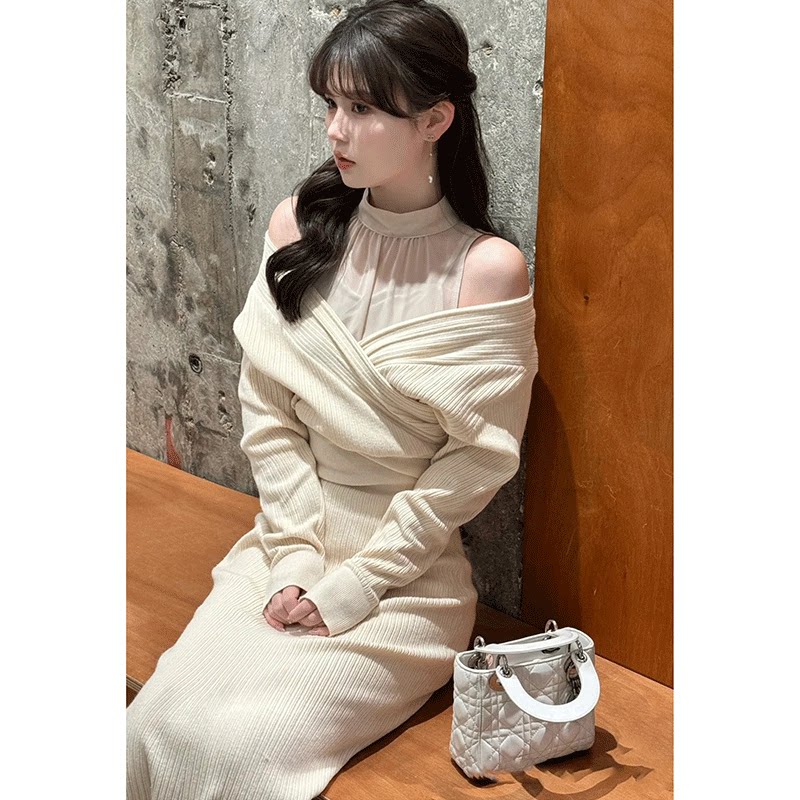 202春季甜美风薄纱拼接