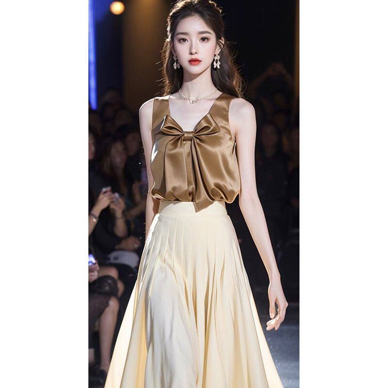 名媛高端小香风套装小众