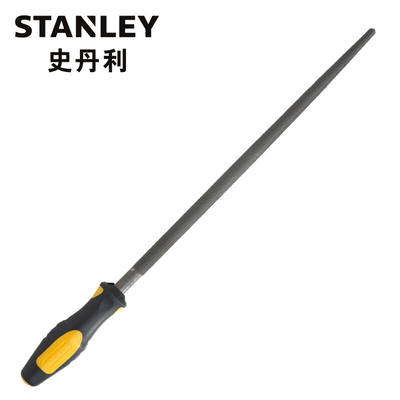 史丹利(Stanley)订制中齿圆锉6英寸22-380-28钳工钢锉工具金属钢