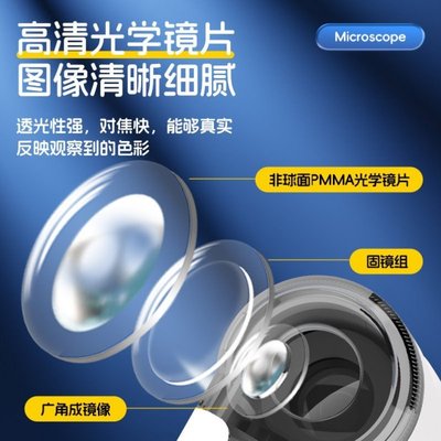 迷你初中中小学生实验室探索显微镜中学生专用放大镜便捷儿童简易