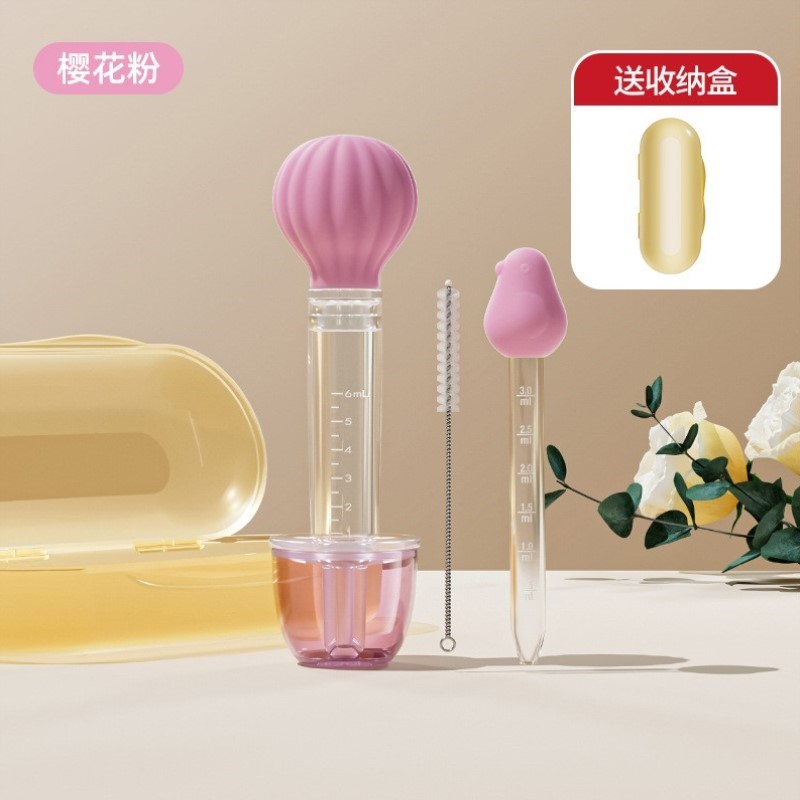 吸管婴儿吃药药食器猫针管喂食喂养专用新生小孩子喂药宝宝注射器