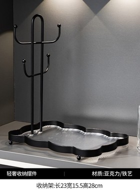 钥匙轻奢高档新居入户门口收纳乔迁进锁匙摆件装饰品礼品玄关鞋柜