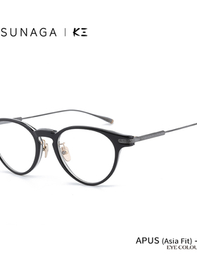 Masunaga x Kenzo增永眼镜高田贤三联名款日本手造圆框镜架钛APUS