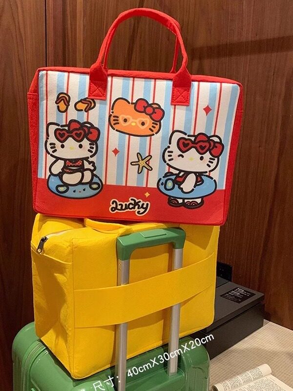 可爱的小猫感觉旅行化妆品袋大容