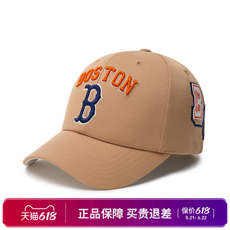 MLB官方正品 男女情侣硬顶棒球帽遮阳帽学院风大GOLO 3ACPV044N