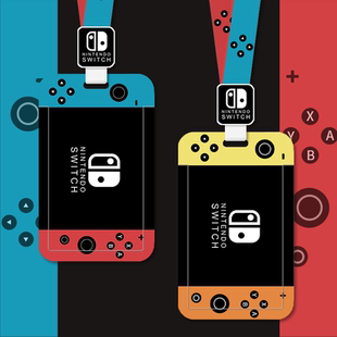 学生卡套挂绳带伸缩绳挂脖校园饭卡公交幼儿园接送门禁员工厂牌工作出入证门卡羊城通胸牌卡通保护套防丢便携