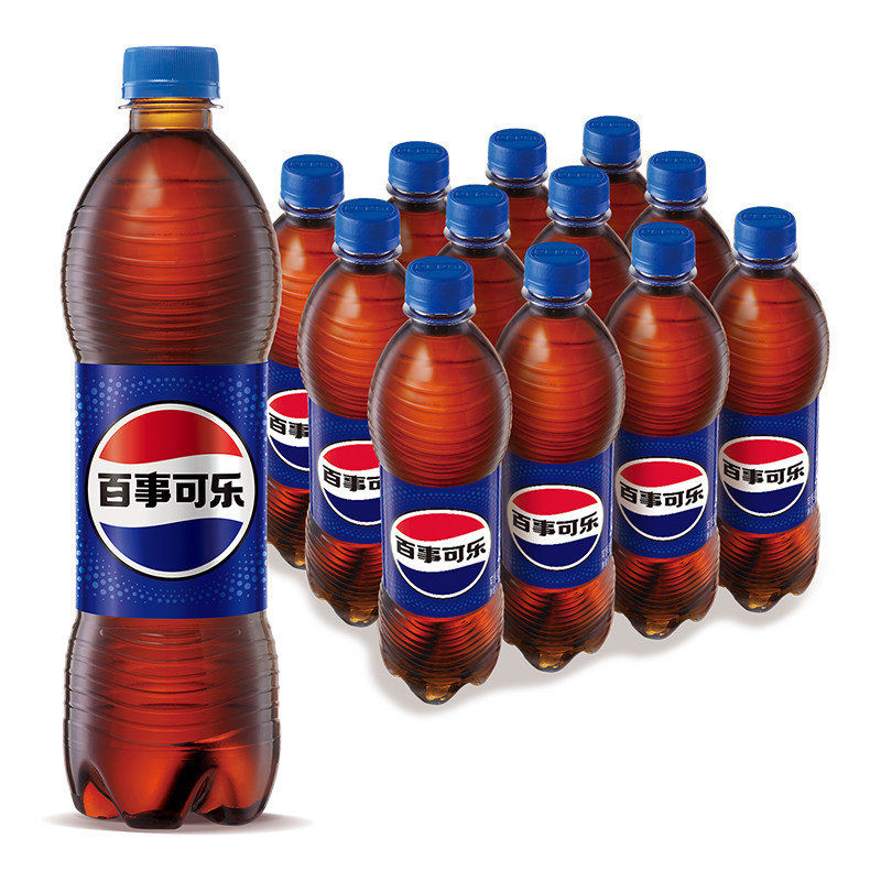 百事可乐碳酸饮料500ml*12瓶原味汽水美年达橙味含汽饮料