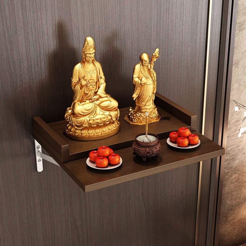 台架阳台神位祖先墙上先祖小型香案架子黑胡桃壁挂佛龛供台
