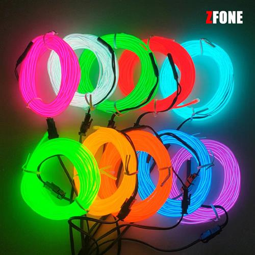 超细el冷光线LED发光线冷光灯冷光条灯线USB电池火柴人荧光舞道具