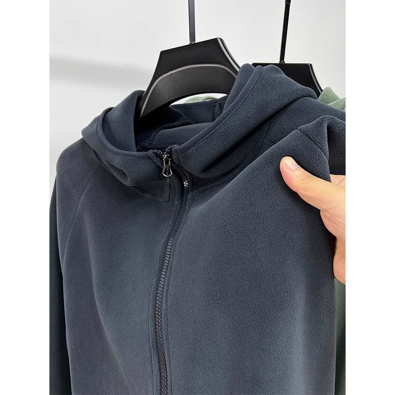 大码300斤欧货双面德绒男士卫衣