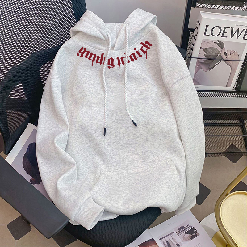 特大码300斤印花连帽卫衣