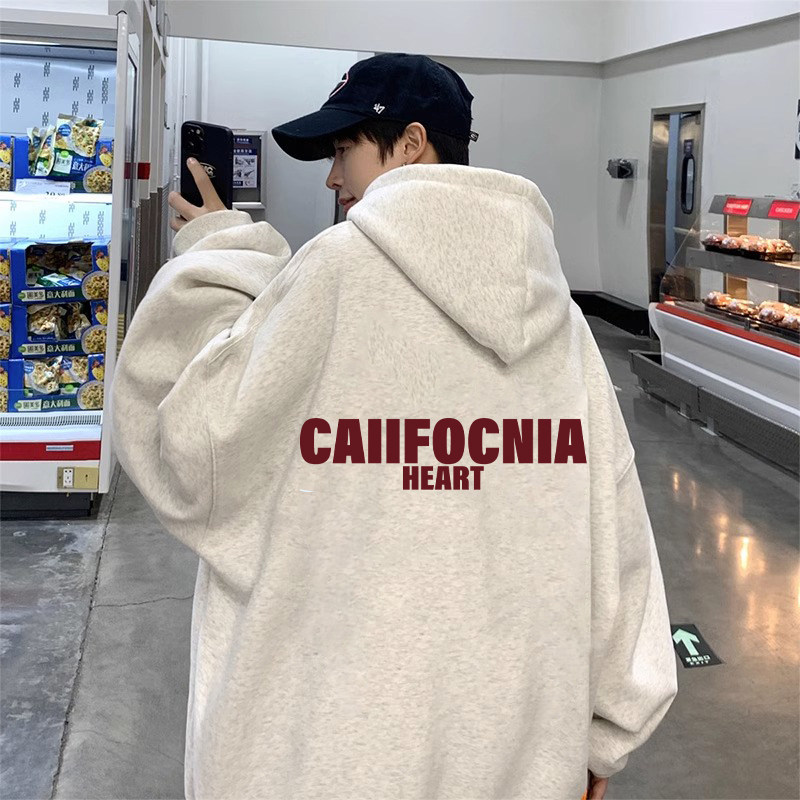300斤大码男装美式复古慵懒风潮牌字母连帽卫衣男女春秋重磅外套2,男装,卫衣,淘宝优惠券,粉丝福利购,淘宝优惠卷