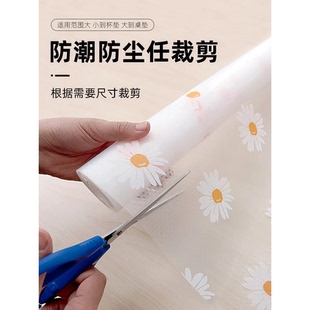 防水防油垫纸环保鞋 柜厨房抽屉衣柜防滑垫台桌面印花透明