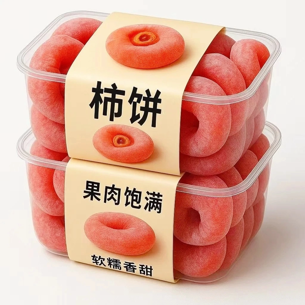 正宗富平柿饼陕西特产级农家自制自然霜降非独立包装流心吊柿子饼