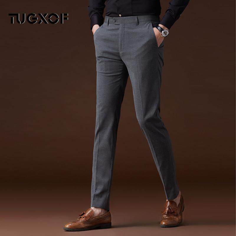 商务休闲西裤男2025春秋修身裤子直筒时尚百搭男士职业长裤西装裤