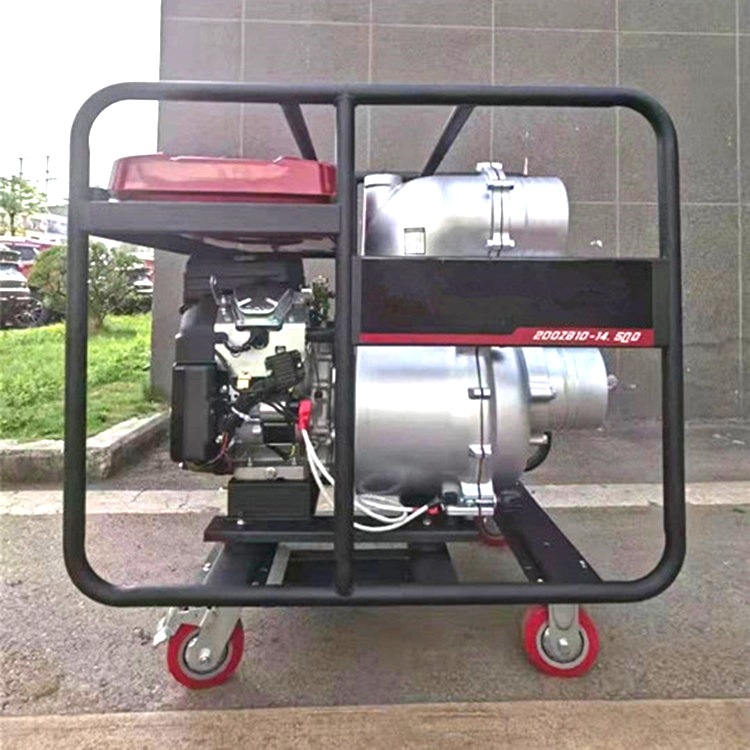 8寸大流量灌溉浇大田抽水机 汽油机抽水泵8寸柴油自吸水泵