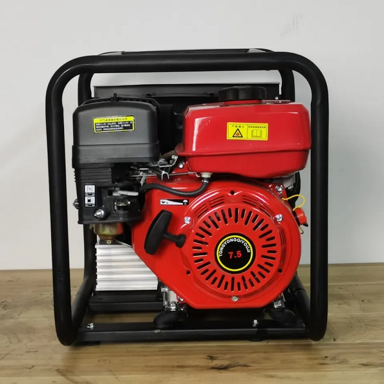 手抬式小型焊机  野外户外无电源自发电汽油直流300A5千瓦电焊机