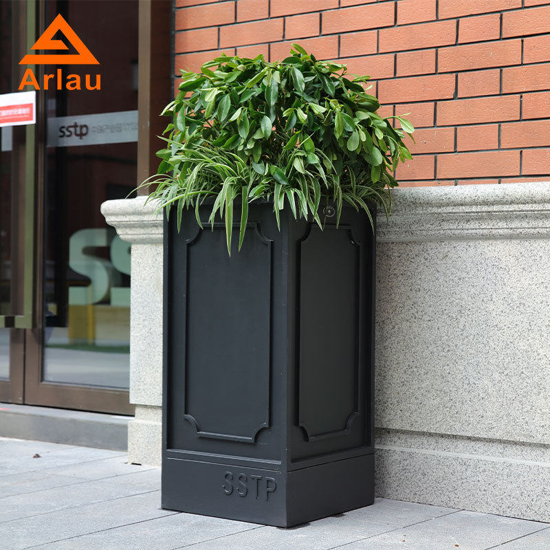 现代简约户外道路铁艺花盆广场街道落地式组合花箱景观花槽种植槽,商业/办公家具,花坛/花箱,淘宝优惠券,粉丝福利购,淘宝优惠卷