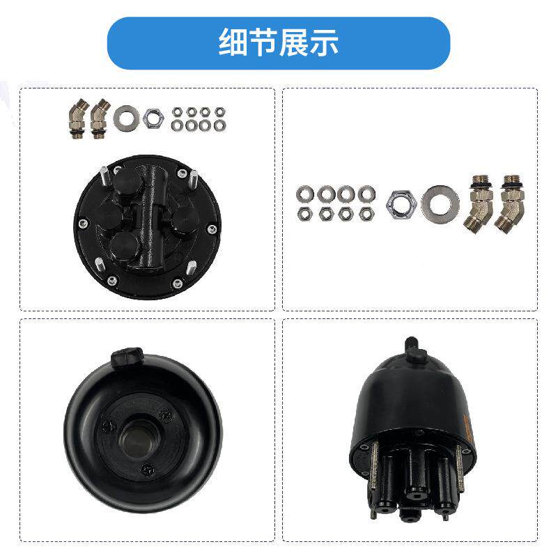 游艇液压转泵700HP游游船快艇船船外艇机艇机舵黑款700H液压方向