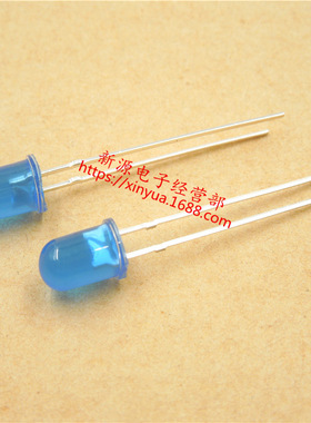 5MM 发光二极管 LED灯 F5 蓝发蓝 发光管 蓝色 蓝灯 兰灯 1包1千