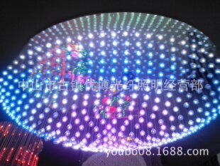 吊灯饰灯具 酒店工程灯 低价批发ED彩灯 LED全彩椭圆吊灯