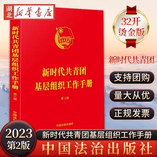 2023团章新版 新时代共青团基层组织工作手册第2版 32开 共青团基础知识发展团员教育团旗团徽团歌 中国法制出版社9787521635447