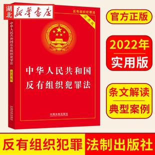 中华人民共和国反有组织犯罪法实用版 社 法律文本规范条文解读 中国法制出版 9787521626575 典型案例适用指引 2022新