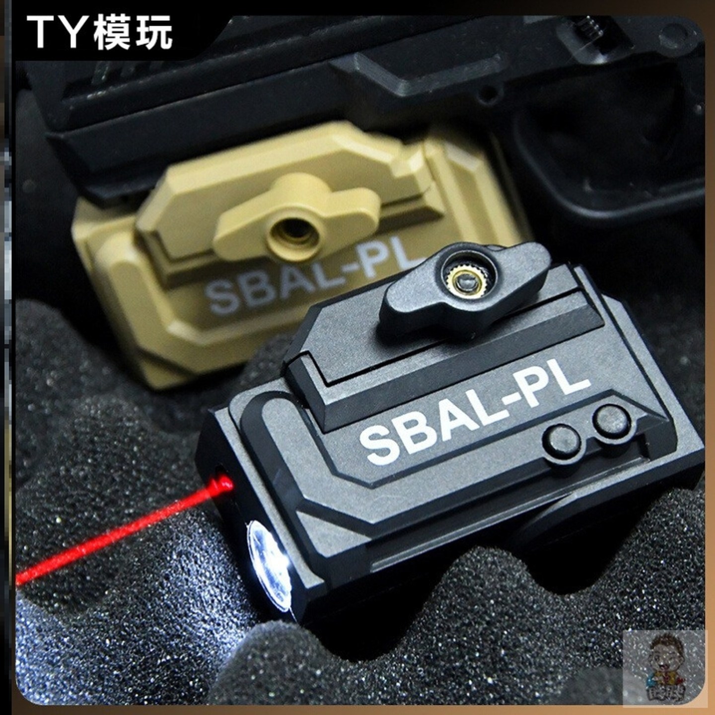 火鹤电手配件玩具枪调节红外二乖巧虎可下挂g17镭射尼龙电筒战术