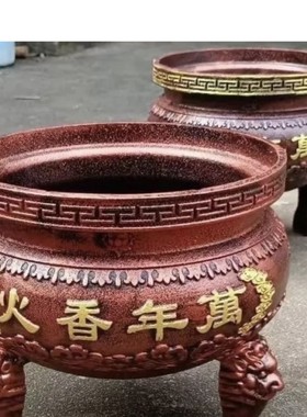 庙会复古精致三足香炉